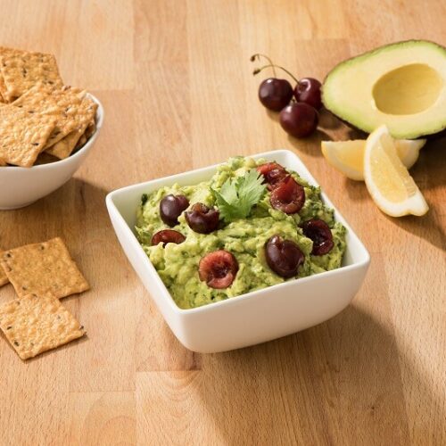 Lemon Cherry Guacamole