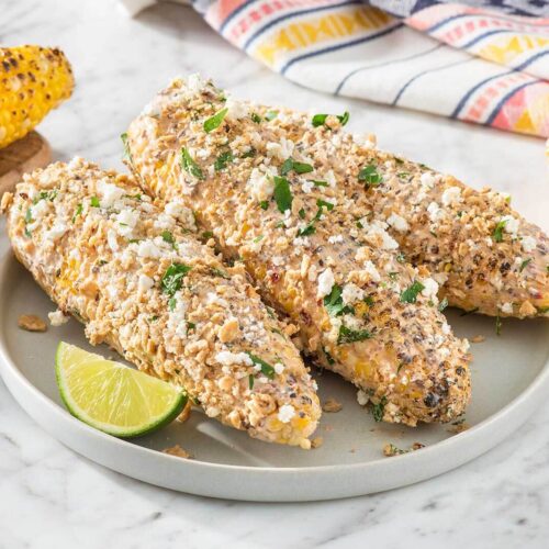 Crunchy Garlic Mexican Elote Recipe