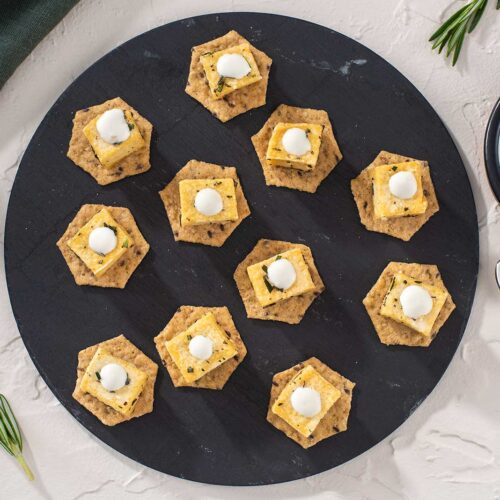 Rosemary Roasted Tofu Bites with Zesty Aioli