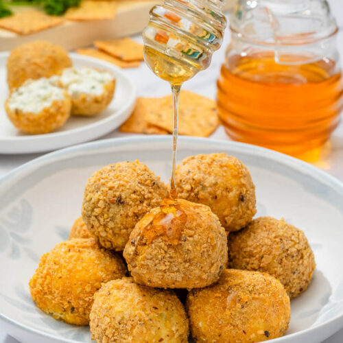 Air Fryer Herbed Goat Cheese Balls