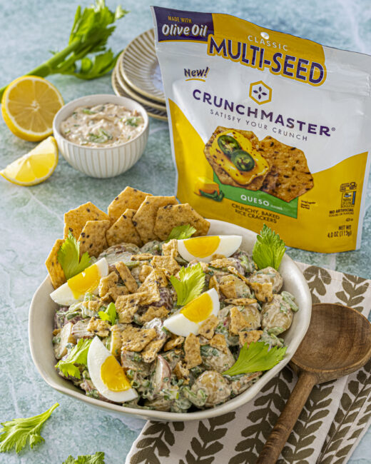 Crunchy Sour Cream and Onion Potato Salad