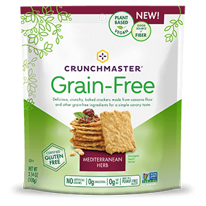 Crunchmaster Grain-Free Mediterranean Herb Crackers