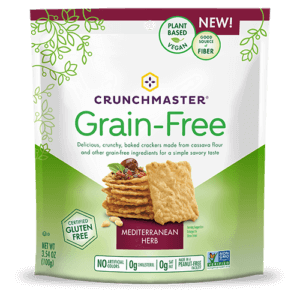 Crunchmaster Grain-Free Mediterranean Herb Crackers