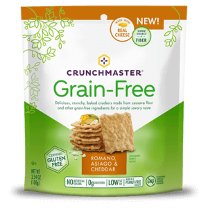 Crunchmaster Grain-Free Romano, Asiago & Cheddar Crackers