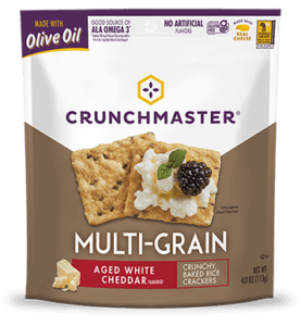 Crunchmaster Multi-Grain White Cheddar Crackers