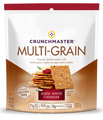 Crunchmaster Multi-Grain Aged White Cheddar Crackers