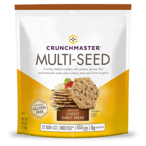 Crunchmaster Multi-Seed Artisan Cheesy Garlic Bread