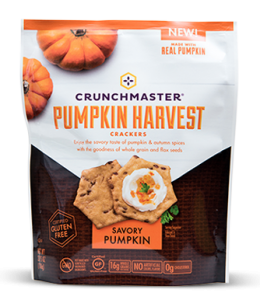 Crunchmaster Pumpkin Harvest Crackers.