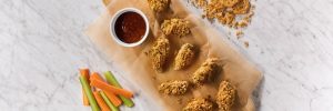 Crunchmaster cracker-crusted chicken wings.
