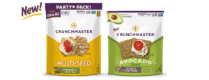 Crunchmaster Multi-Seed Rosemary & Olive Oil Crackers Party Pack and Avocado Toast Ultimate Everything
