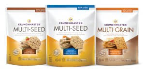 Crunchmaster Multi-Grain Crackers in a variety of flavors.
