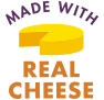 Made with real cheese